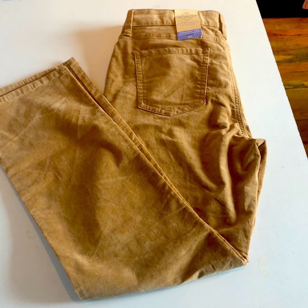 St. John Bay Easy Care Straight Leg Corduroy Pants